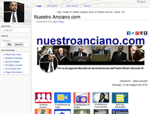 Tablet Screenshot of nuestroanciano.com